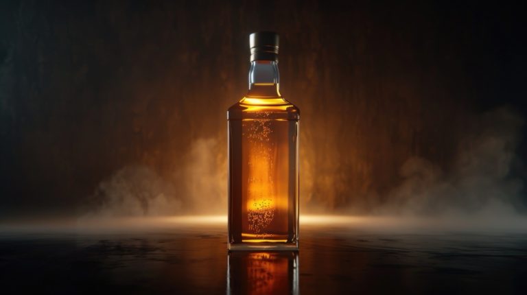 whisky bottle alcohol colorful lighting botella de whisky alcohol iluminacion de colores
